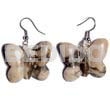 Dangling 25mmx30mm Stone Butterfly
