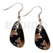 Dangling 40mmx28mm Natural Wood In