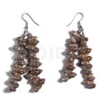 Dangling nassa tiger shells Shell Earrings