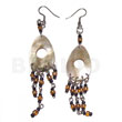 Dangling 20mmx17mm Teardrop Hammershells