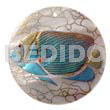 Round 40mm Hammershell Handpainted