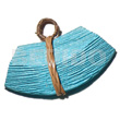 Textured Aqua Blue Natural Wood