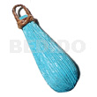 55mmx25mm Textured Aqua Blue Natural