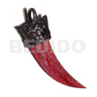 Textured Bloody Red Natural Wood