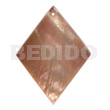 40mmx29mm brownlip diamond Shell Pendant