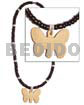 4-5mm black coco pokalet Choker Necklace