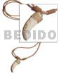 Cowrie Fangs Palmwood Tube