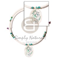 White clam 3-4mm wire