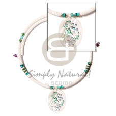 White clam 3-4mm wire