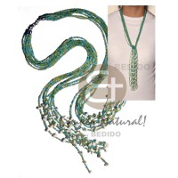 Scarf necklace - 7 rows
