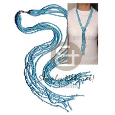 Scarf necklace - 7 rows