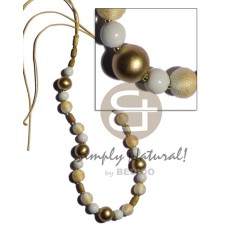12mm wrapped wood beads w