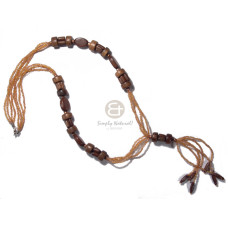 Black leather thong teardrop