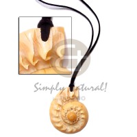 Leather thong 63x50mm cone