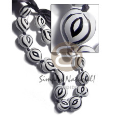 Kukui seeds in animal print