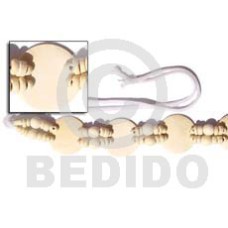 Bleached coconut belt