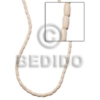 White bone oval 9mmx5mm