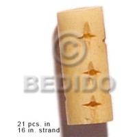 Natural bone tube groove