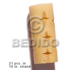 Natural bone tube groove