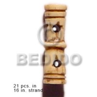 Natural bone tube groove