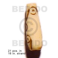 Natural bone tube groove