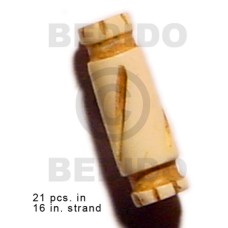 Natural bone tube groove