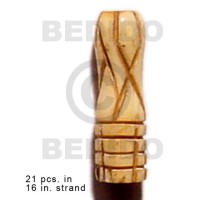 Natural antique bone tube groove