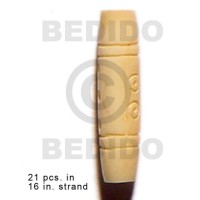 Natural antique bone tube