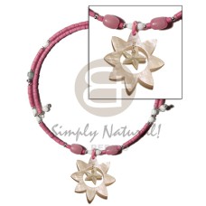 Old rose 2-3mm coconut heishe