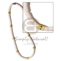 Yelowhite clam combination