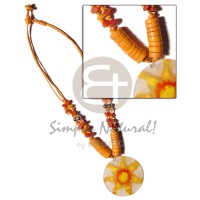 2 layer knotted orange cord