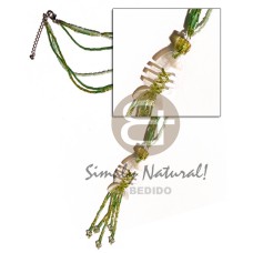 3 layers glass beads