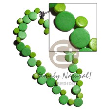 Single row green tones coco