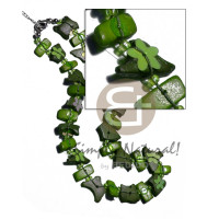 Floating coconut chips glass