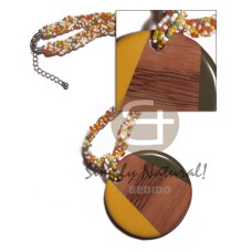 Round 60mm patched bayong wood