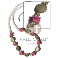 4-5mm white clam heishe