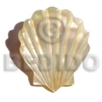 Mop shell design brooch