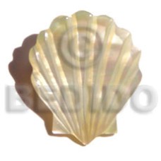 Mop shell design brooch