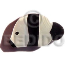 Inlaid fish black tab and