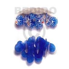 Mini hanging blue fish wind