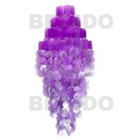 4 layers monogram lavender capiz