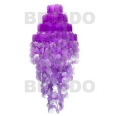 4 layers monogram lavender capiz