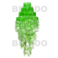 4 layers monogram mint green