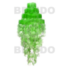 4 layers monogram mint green