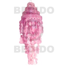 4 layers monogram pastel pink