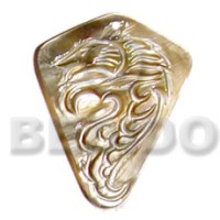 Blacklip carving 45mm