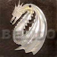 Flying dragon mop carving 45mm