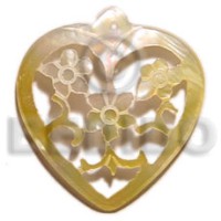 40mm carved heart mop
