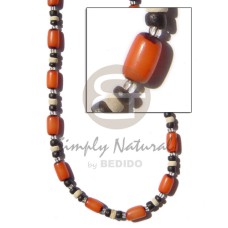 Orange buri tube black