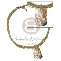 6 layer green wax cord